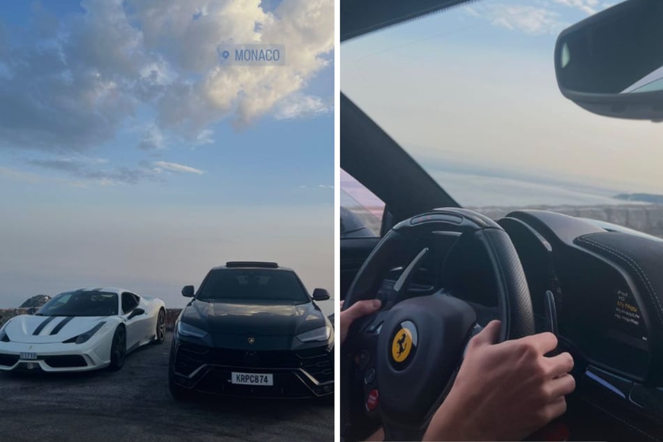 Bei ihren Schnappschüssen im Rahmen einer Ferrari-Spritztour verlinkte die 19-jährige Millionärstochter einen Mann namens Matteo Taulier.