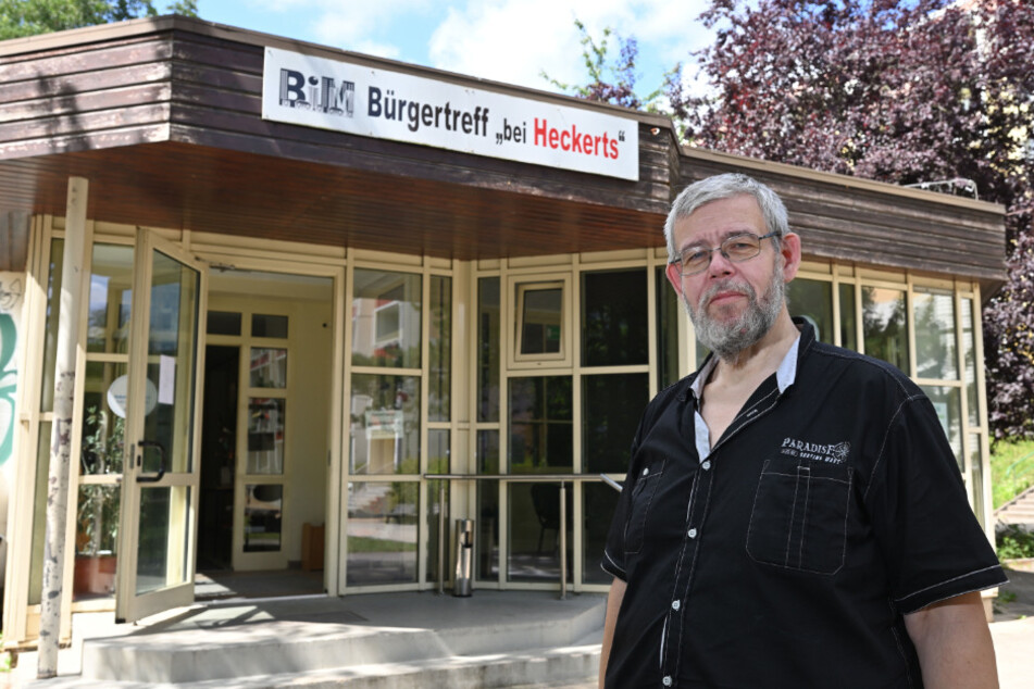 Jan Schulze (59) von der Bürgerinitiative Markersdorf/Morgenleite ist entsetzt, dass der Bürgertreff schließen soll.