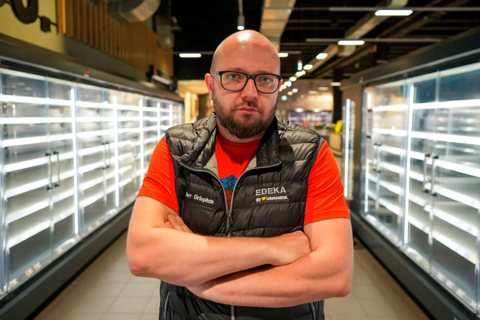 Marktinhaber Reinhard Griephan (37) hat nun mehr als 100.000 Euro Schaden.