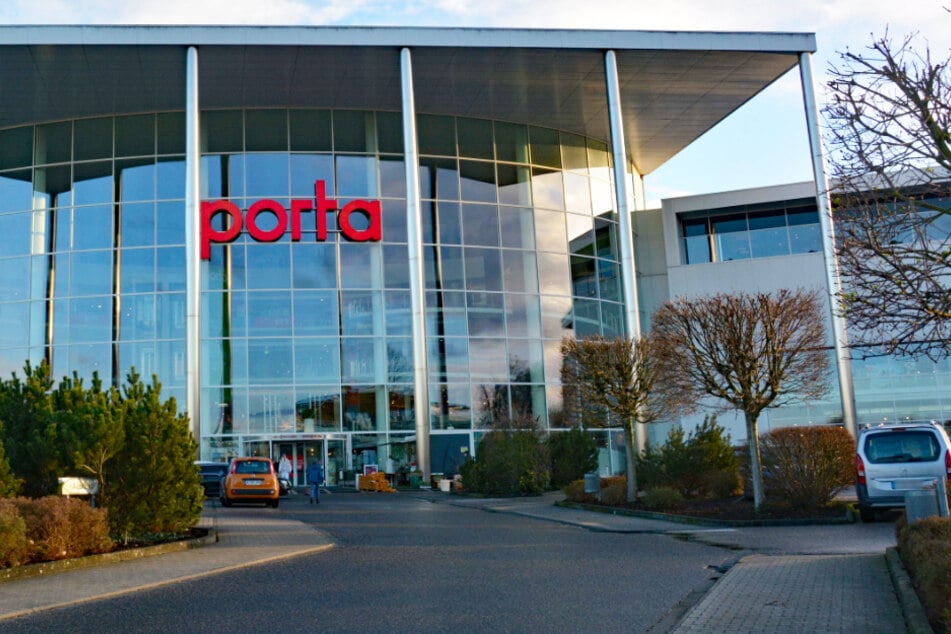 Das Möbelhaus porta in Aachen.