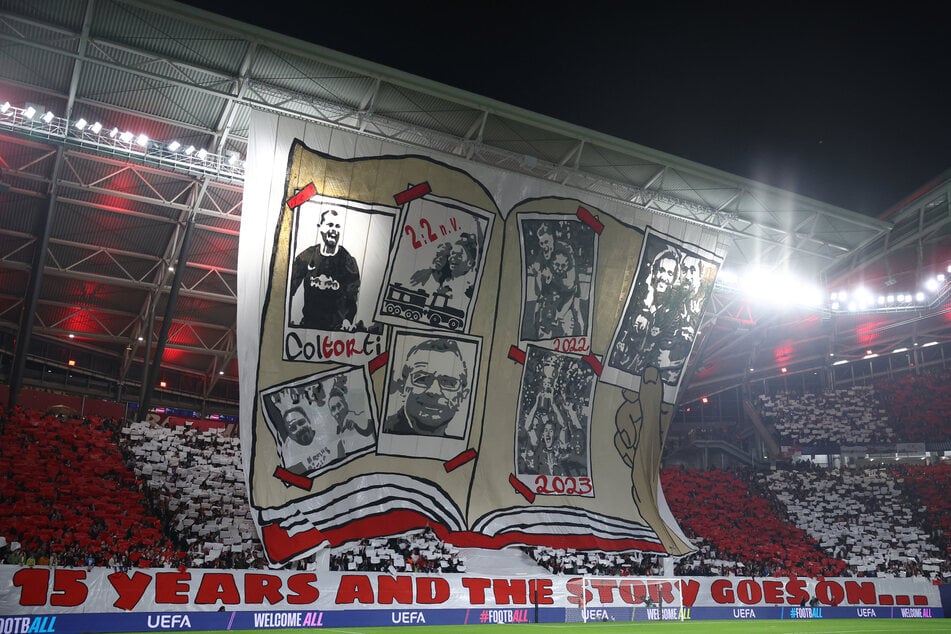 Die Fans von RB Leipzig hatten für das Champions-League-Spiel eine beeindruckende Choreo vorbereitet.