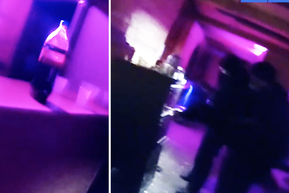 Auf dem Polizeivideo wurden die Räumlichkeiten gezeigt.
