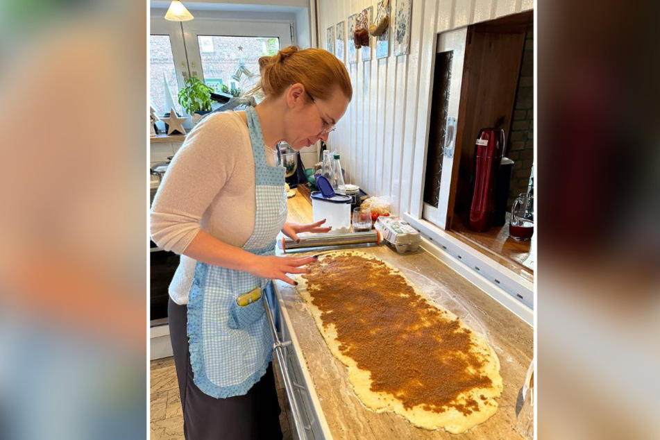 Ein weiteres der Hobbys von Norma Grube: für Gäste kochen.