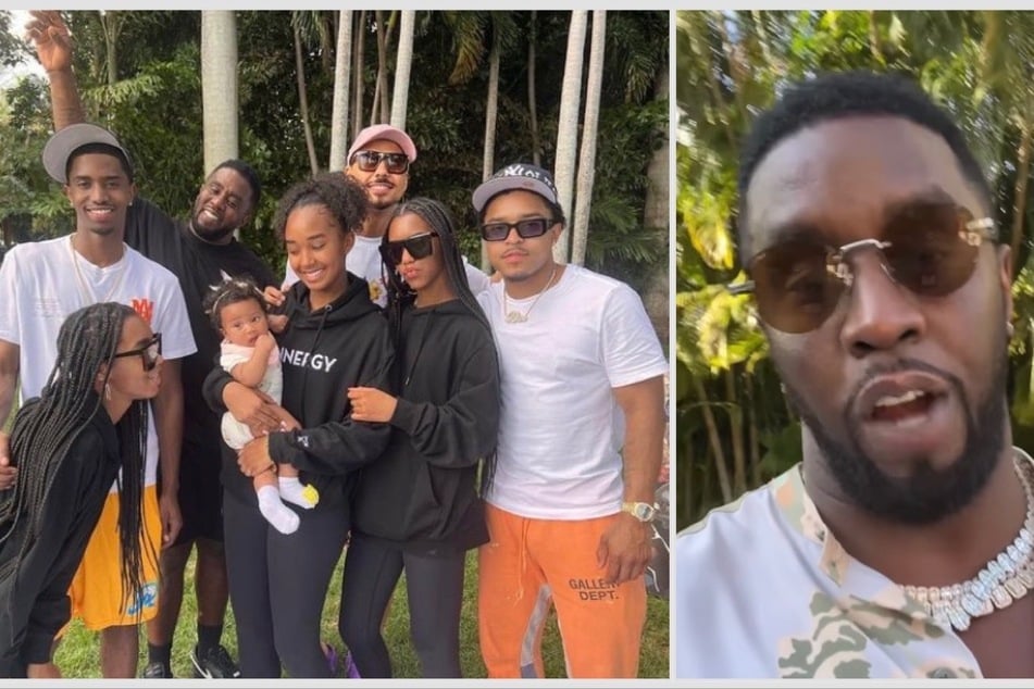 Diddy + 7! Sean "Diddy" Combs (r.) and his seven kids could be heading to TV screens everywhere very soon.