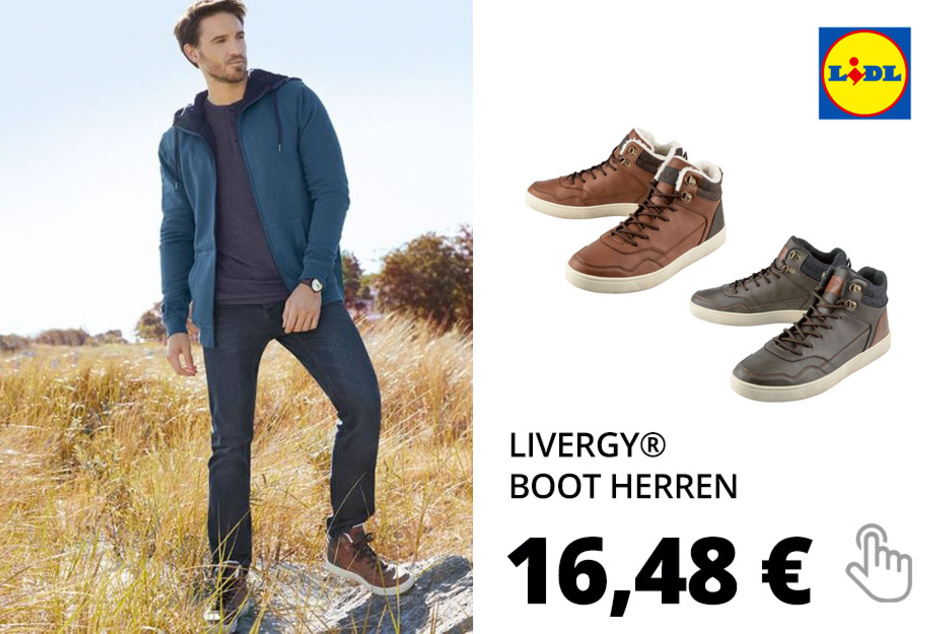 Nur online: LIVERGY® Boot Herren, mit Warmfutter