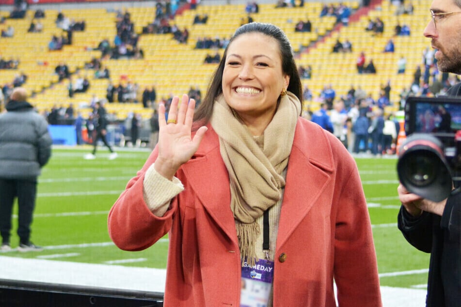 DAZN- und Netflix-NFL-Expertin Nadine Nurasyid (40) wird in der kommenden Saison keine Zeit finden, Spiele live zu kommentieren: Sie steht bis in die Playoffs-Phase an der Sideline der Indianapolis Colts. (Archiv)