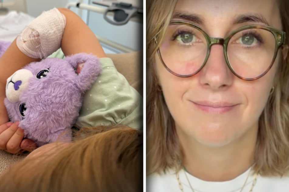 Die kleine Alina (3) liegt seit Donnerstag erneut im Krankenhaus. Ihre Mutter, Anna Heiser (36), steht ihr treu zur Seite – zusammen mit ihrem Ehemann Gerald (40).