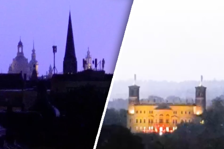 Blitzshow über Dresden: Gewaltiges Gewitter trifft die Stadt