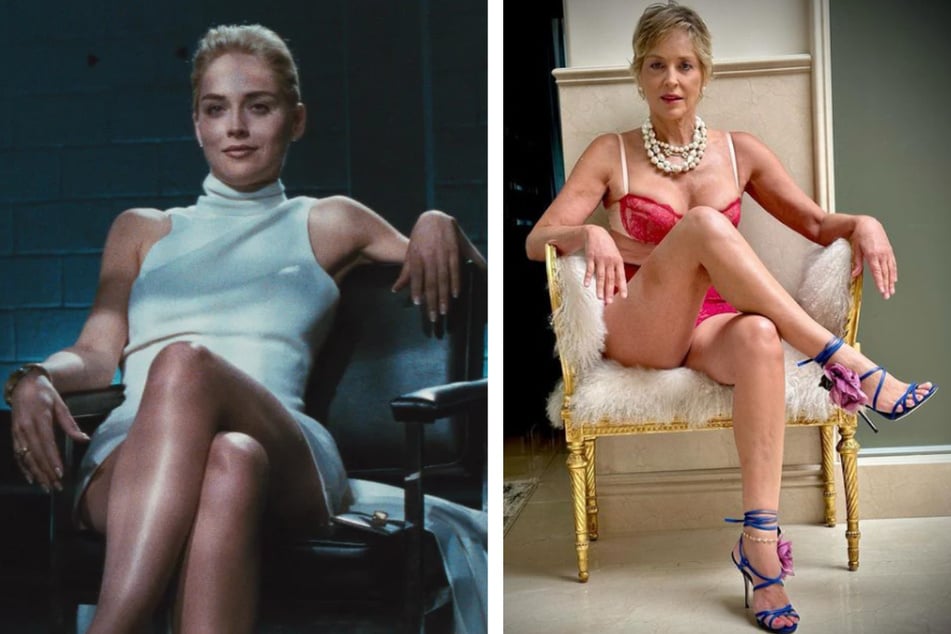 32 Jahre später: Sharon Stone stellt berühmte Szene aus "Basic Instinct" nach