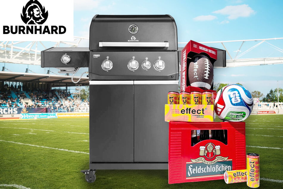 So gewinnt Ihr einen BURNHARD BASE Gasgrill im coolen WM-Paket