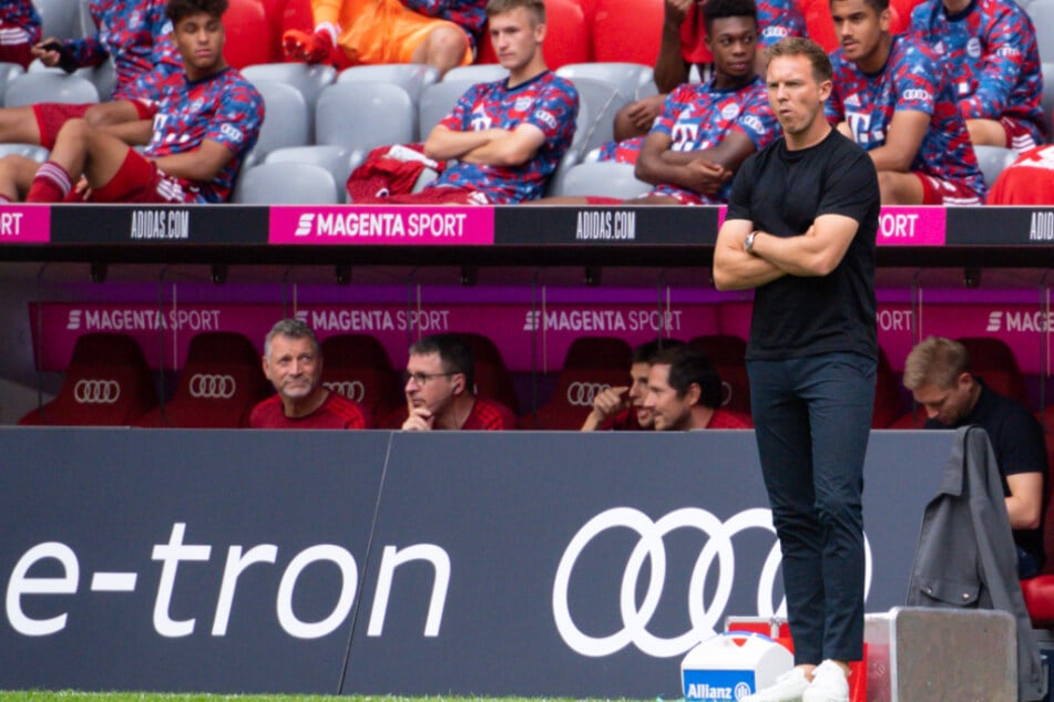 Bayern-Trainer Julian Nagelsmann konnte in der Vorbereitung keinen Sieg einfahren.