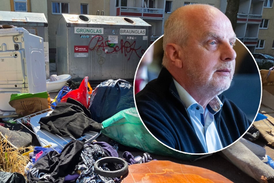 SPD-Stadtrat schimpft über illegalen Müll-Hotspot in Chemnitz: "Die Kosten trägt am Ende die Allgemeinheit"