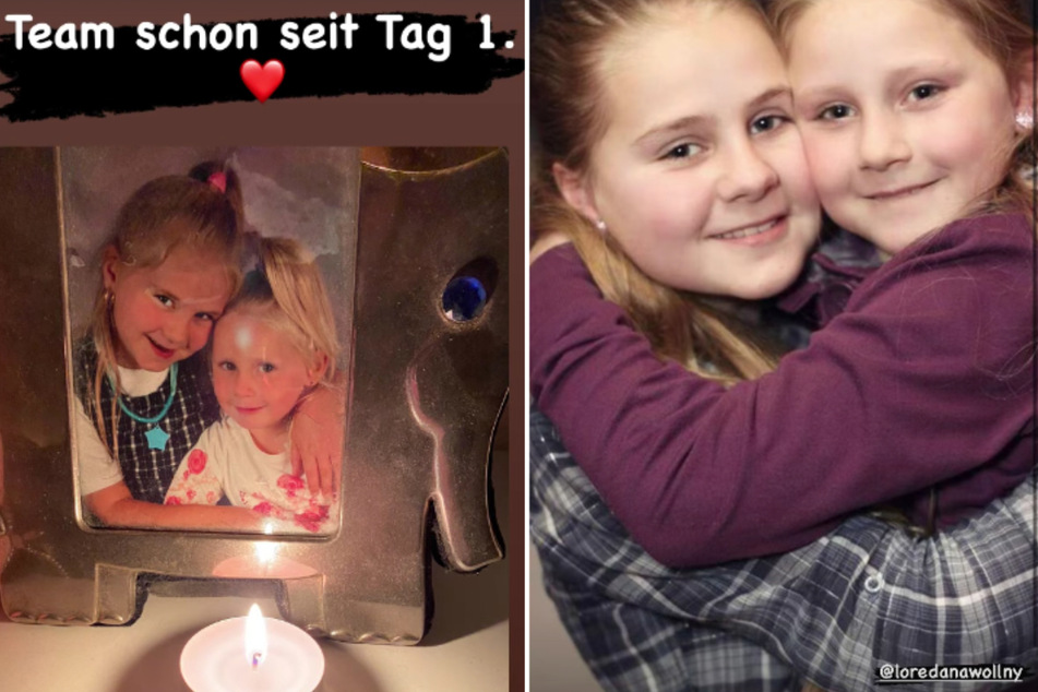 Estefania Wollny (21, l.) gratuliert ihrer kleinen Schwester mit süßen Throwback-Fotos bei Instagram.