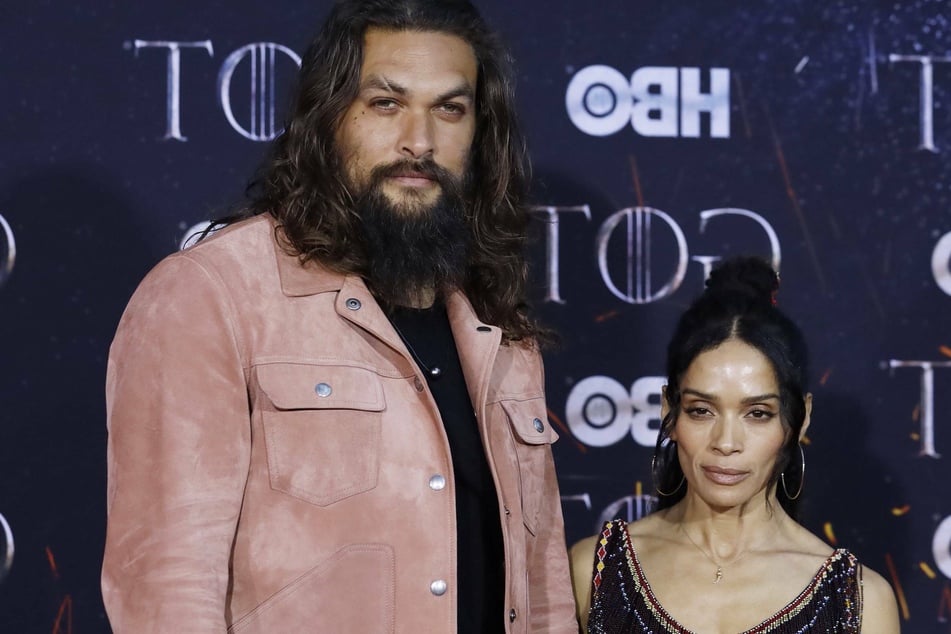 On Sunday, Jason Momoa (l.) clarified if he and his estranged wife, Lisa Bonet (r), are getting back together.
