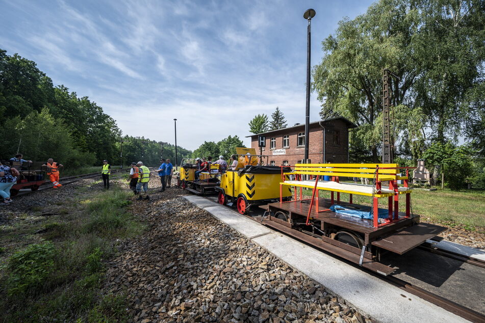 In Wechselburg ist "Tag des offenen Stellwerks".