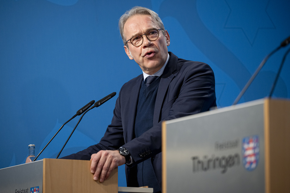 Georg Maier (56, SPD), Thüringens Minister für Inneres und Kommunales, freut sich über das angewachsene Interesse am Polizeiberuf im Freistaat. (Archivbild)