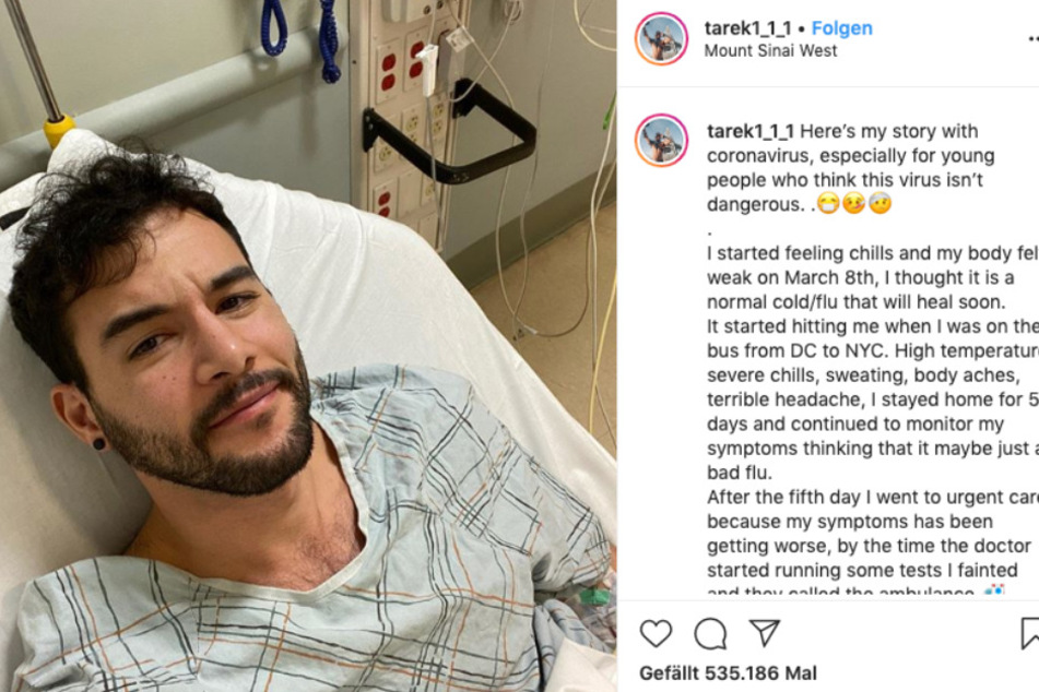 Der Instagram-Post von Tarek Soliman.