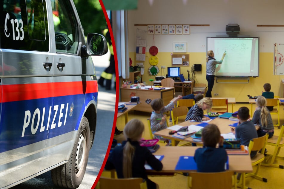 Die Polizei musste in Österreich an eine Grundschule anrücken. (Symbolfoto)