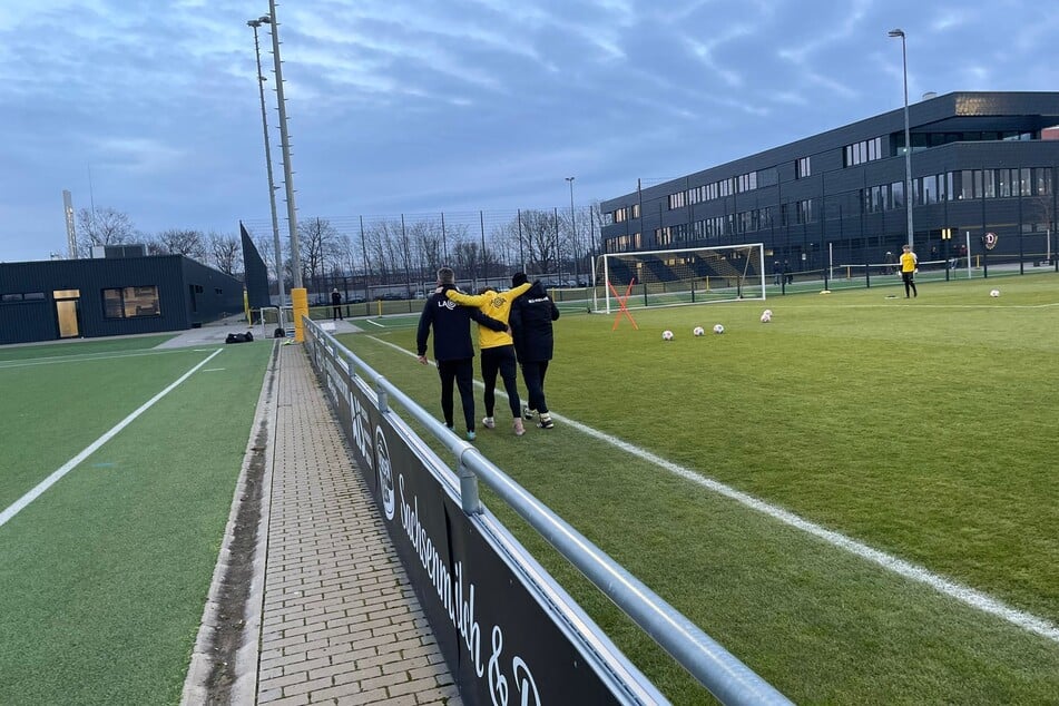Jan-Hendrik Marx musste das Training am Dienstag abbrechen...