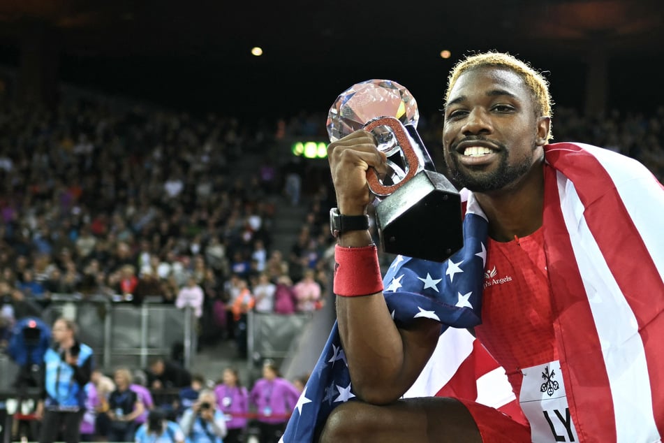 US Olympic 100m champion Noah Lyles, while a recognizable star across the pond, often goes unnoticed in his home country.