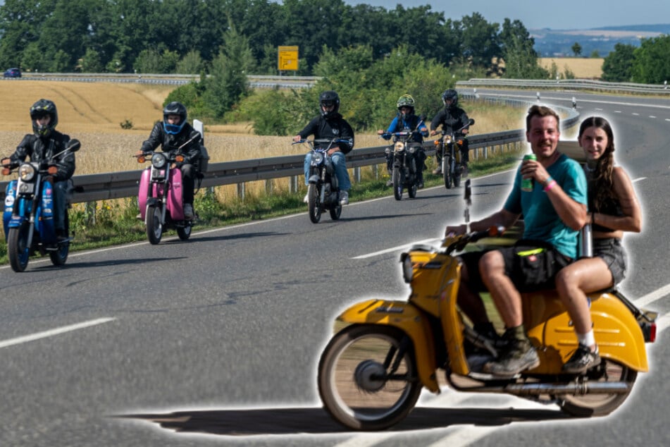 Simson-Treffen in Zwickau knatterte in bester Feierlaune