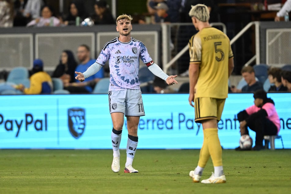 Timo Werner (30, l.) ist ratlos. Seit Monaten kann er mit den San José Earthquakes nicht mehr gewinnen.