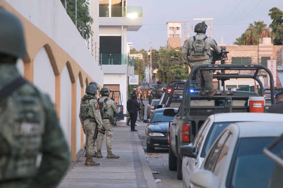 In Culiacán, der Hauptstadt des Staates Sinaloa, dominieren Soldaten das Straßenbild.