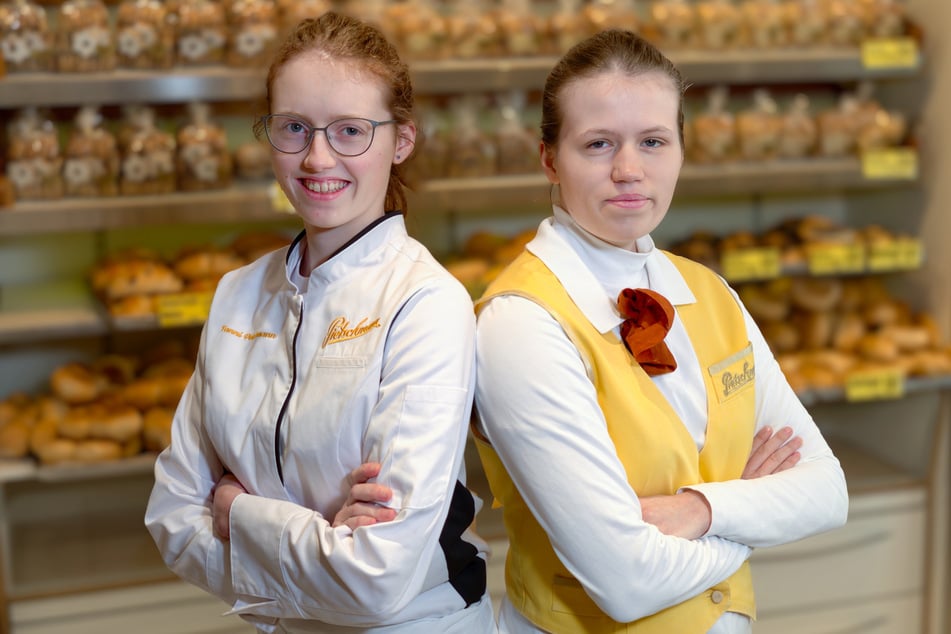Die Schwestern Fanni (20, l.) und Lilli Pietschmann (22) wollen den Familienbetrieb eines Tages übernehmen.