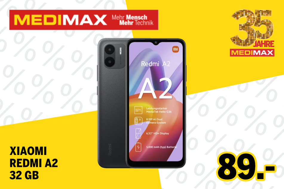 Xiaomi Redmi A2 für 89 Euro.