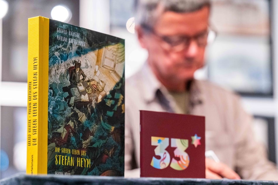 Die Grafic Novel "Die sieben Leben des Stefan Heym" von Gerald Richter (68) diente als thematische Orientierung für das Festival.