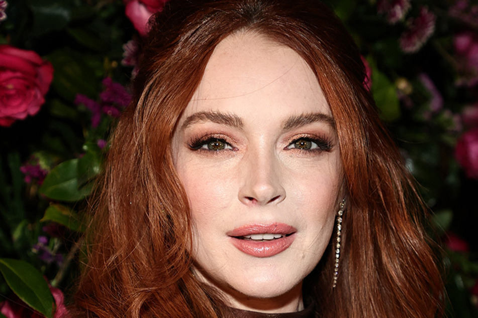 Lindsay Lohan (pictured) has welcomed her first child, a baby boy named Luai, with her husband Bader Shammas.