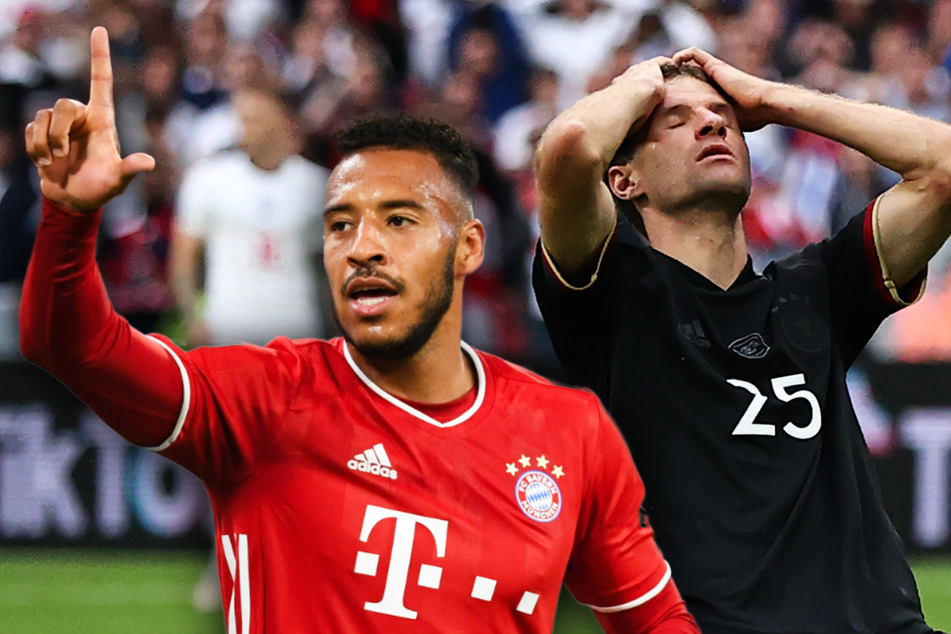 Corentin Tolisso (27, l.) und Thomas Müller (31) könnten auch für die nächsten Bayern-Spiele ausfallen.