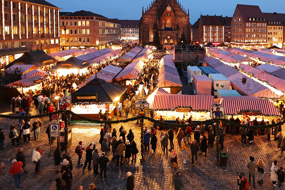 Der Christkindlesmarkt in Nürnberg war auch in diesem Jahr wieder gut besucht.