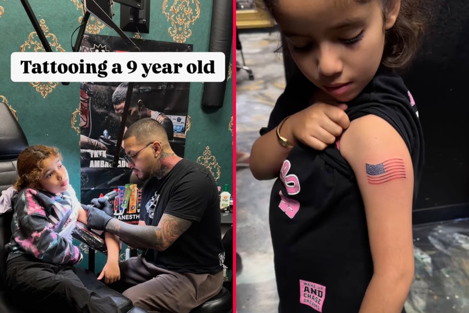 This tattoo artist agreed to ink a nine-year-old girl at his parlor in Yuma, Arizona.