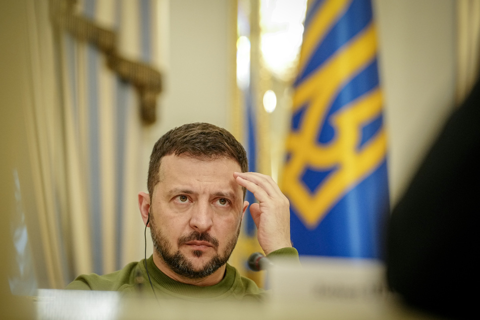 Wolodymyr Selenskyj (46), Präsident der Ukraine.