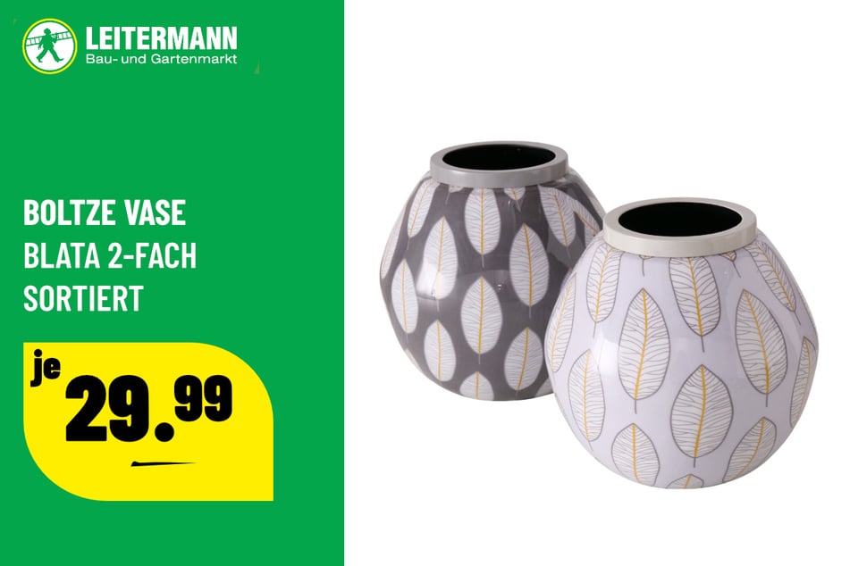 Boltze Vase Blata 2-fach sortiert