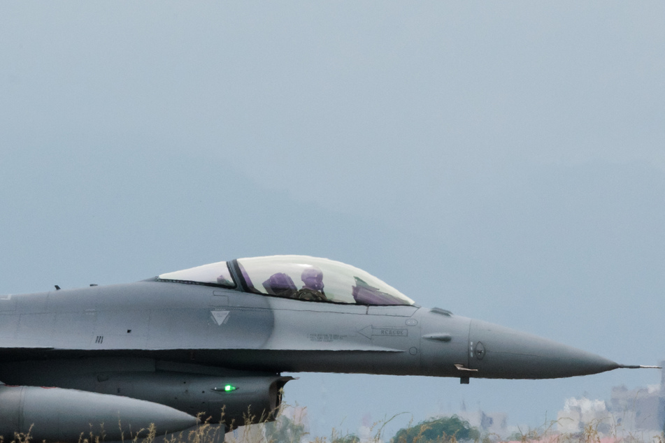 China's air force and navy have been running drills close to Taiwan.