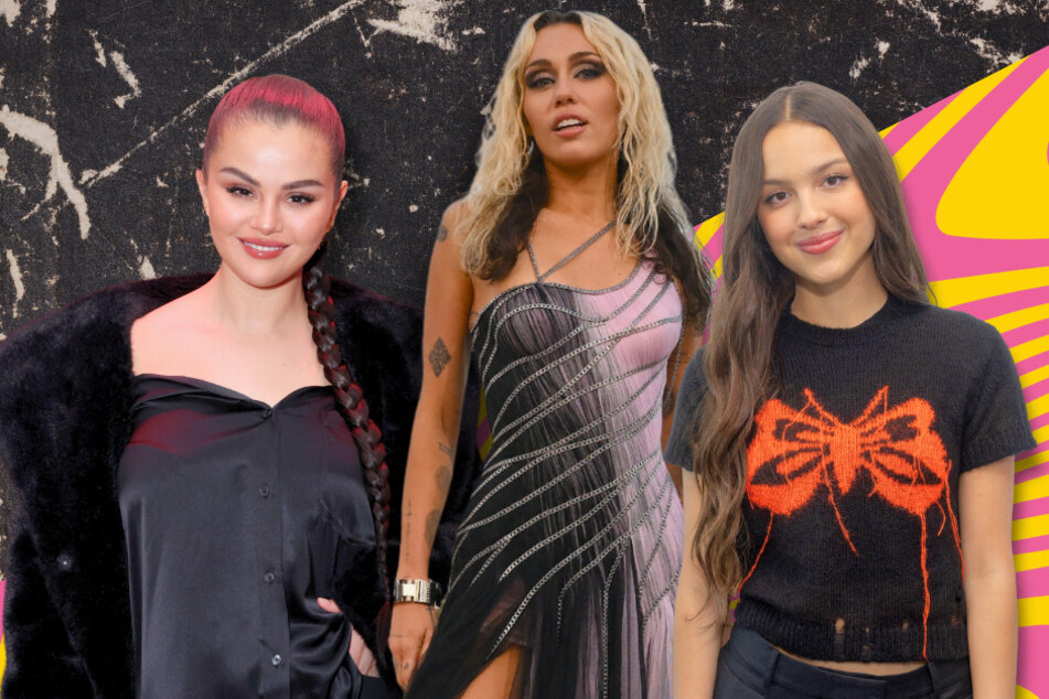 This week has some hot music releases from artists like Selena Gomez (l.), Miley Cyrus (m.), Olivia Rodrigo (r.), and more! Which album or single are you excited to listen to?