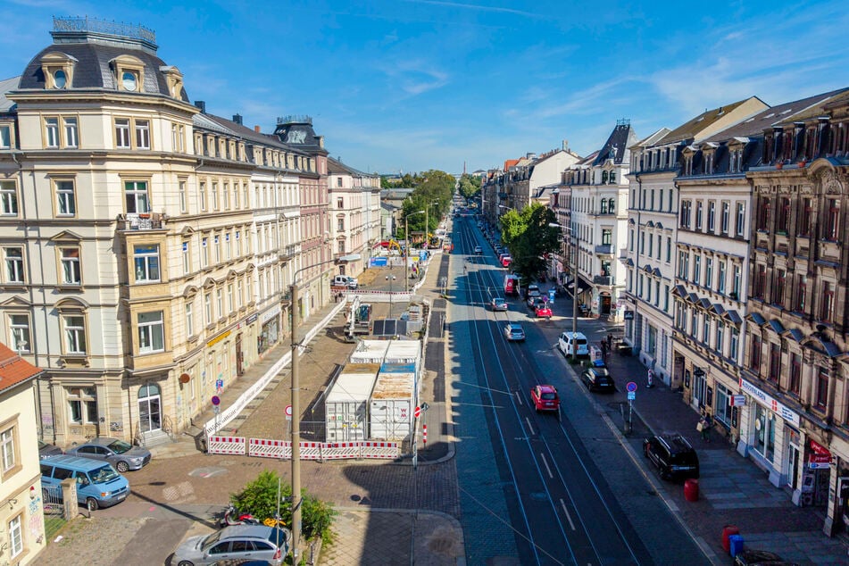 Bis zum Frühjahr 2030 wird der südliche Teil der Königsbrücker Straße (bis zur Stauffenbergallee) grundhaft saniert.