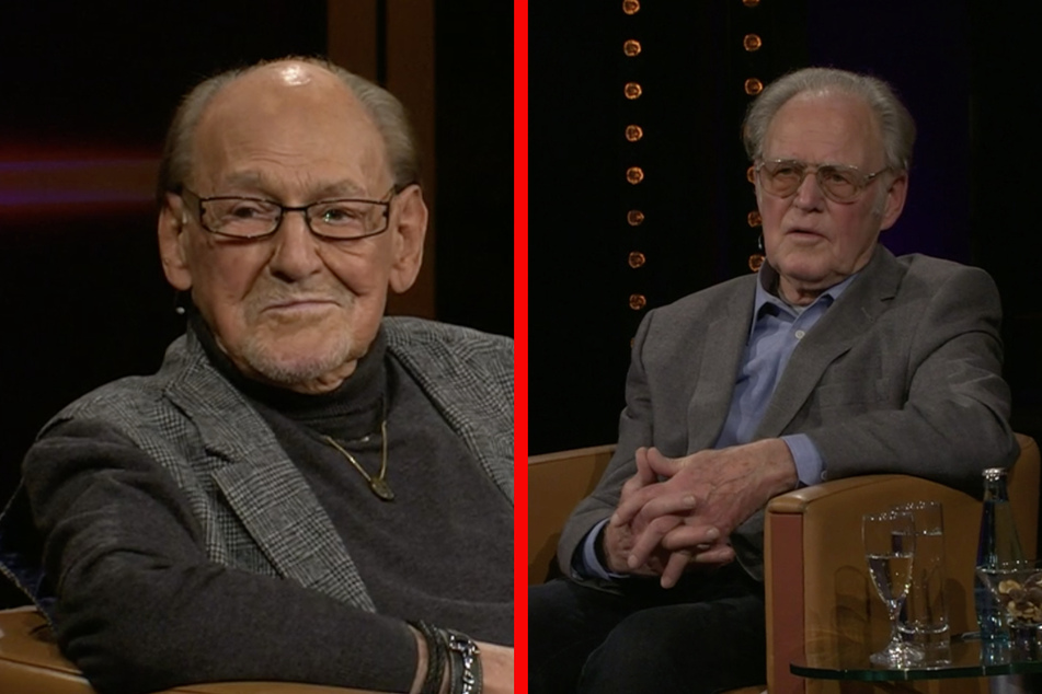 Zehn Jahre voraus: Täve Schur (89, r.) möchte genau wie Schauspieler Herbert Köfer 100 Jahre alt werden.