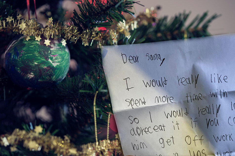 Little boy's only wish for Christmas moves his father to tears