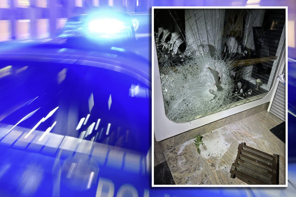 Mit einem Gullydeckel hatten die Täter das Fenster des Juweliers in der Pirmasenser Fußgängerzone eingeworfen.