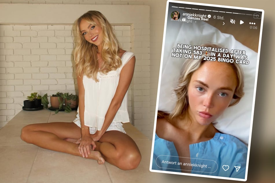 Nachdem sie ihre persönliche Bestmarke weit übertroffen hatte, wurde Erotiksternchen Annie Knight sehr krank.