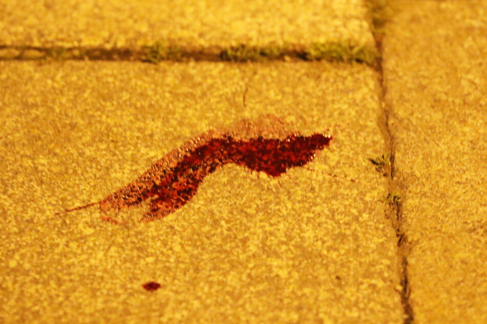 Blutige Fußabdrücke entdeckten Anwohner entlang der Dürerstraße.