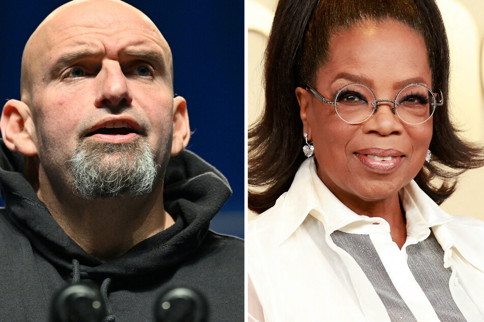 Oprah Winfrey has officially endorsed John Fetterman (l.) in the Pennslyvania Senate race.