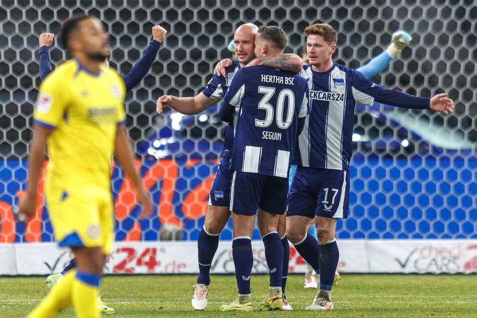 Das Hinspiel konnte Hertha im November mit 1:0 im Olympiastadion gewinnen.