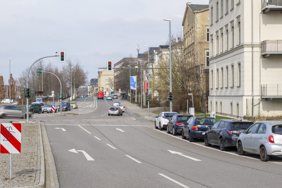 Auf der Dresdner Straße in Chemnitz kostet das Parken ab dem 1. Juli Geld.
