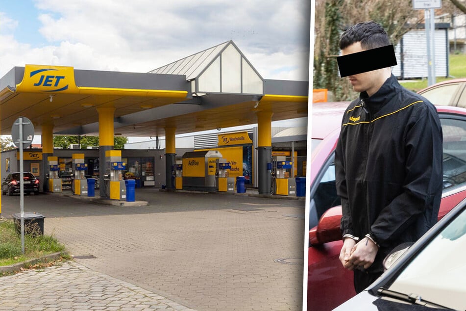 Dresden: Tankstellen-Räuber entkommt mit Bargeld, doch dann geht für ihn alles schief