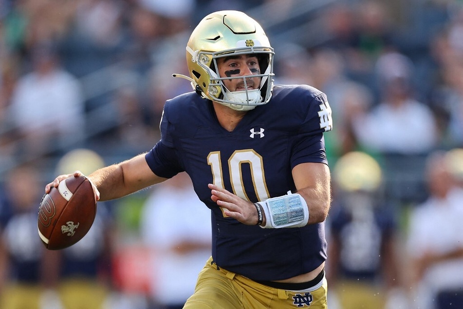 Following Tyler Buchner's shoulder injury, Drew Pyne will step in as the starting quarterback for Notre Dame for the remainder of the 2022 football season.