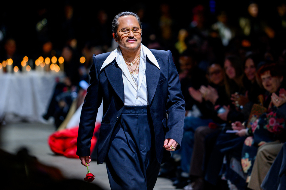 Willy Chavarria walks the runway during the Willy Chavarria fashion show at 67 West in Brooklyn on Friday in New York City.